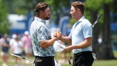 Golfers Andrew Novak and Ben Griffin 